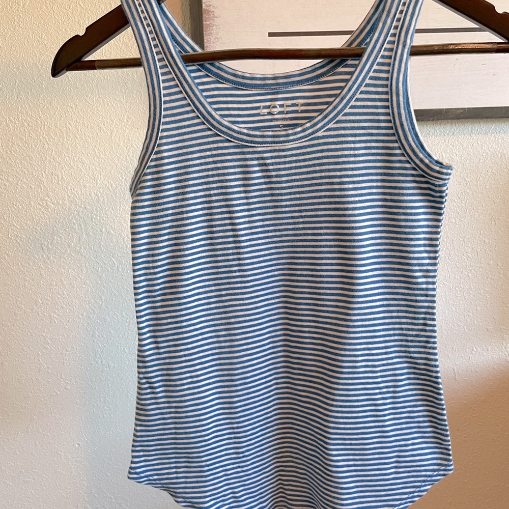 LOFT striped tank